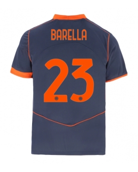 Inter Milan Nicolo Barella #23 Maglia Gara Terza Repliche 2025-26 Maniche Corte Inter Milan Nicolo Barella #23 Maglia Gara Terza Repliche 2025-26 Maniche Corte